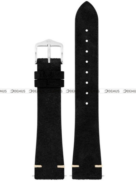 Pasek skórzany zamszowy do zegarka - Hirsch Serro 05564050-2-22 - 22 mm