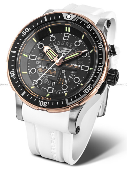 Vostok Europe Batiscafos Hybrid PX84-511E769S Zegarek Męski - Zestaw