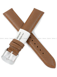 Pasek skórzany do zegarka - Rochet Boston 6020604 - 18 mm - Brązowy