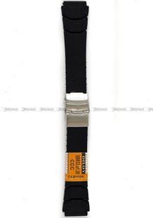 Poliuretanowy pasek do zegarka Diloy SBR33.20.1, 20 mm, Czarny
