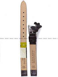 Skórzany pasek do zegarka Diloy 302EL.10.2, 10 mm, Brązowy