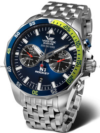 Vostok Europe N1 Rocket 6S21-225A708B2 Zegarek Męski - Zestaw