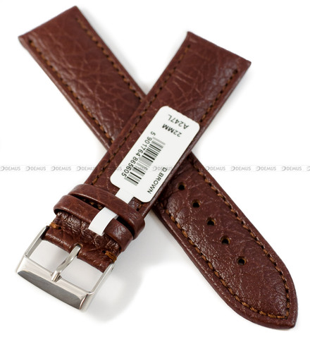 Pasek skórzany do zegarka - Chermond A247L.22.2 - 22 mm - XL