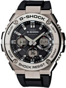 Zegarek Casio G-Shock Radio Controlled GST-W110-1AER Męski, Kwarcowy Radio Controlled, Wskazówkowo-Elektroniczny