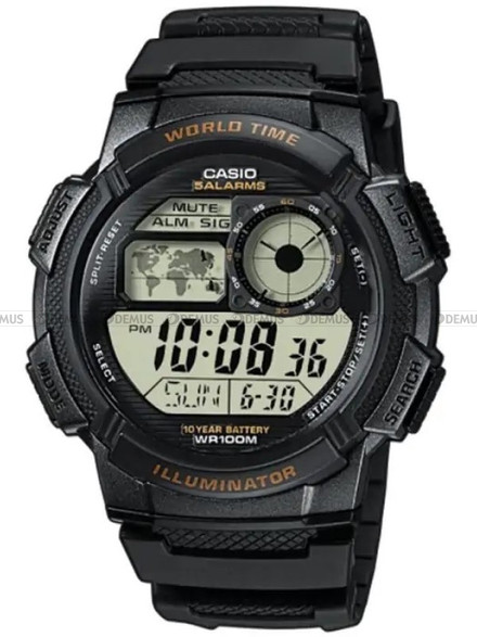 Zegarek Casio Sport Electronic AE-1000W-1AVEF Męski, Kwarcowy, Elektroniczny