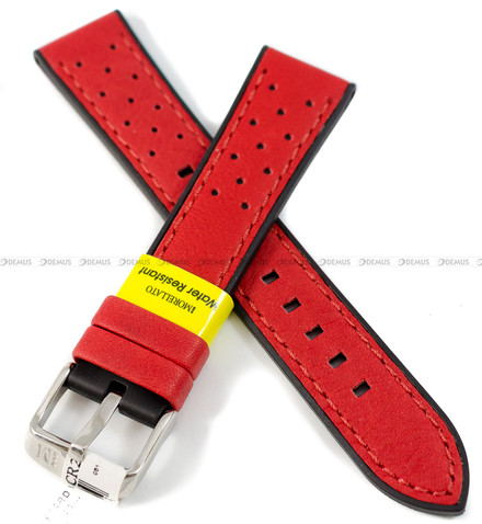 Pasek do zegarka skórzano gumowy - Morellato Flyboard A01X5121712083CR20 20 mm