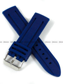 Silikonowy pasek do zegarka Demus PGS4.24.5, 24 mm, Niebieski