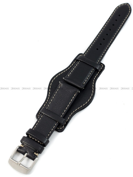 Pasek skórzany z podkładką do zegarka Hanhart 417 ES 42 mm - 21 mm - L