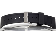 Pasek poliuretanowy do zegarka - Rochet Prima 8995601 - 18 mm - Czarny