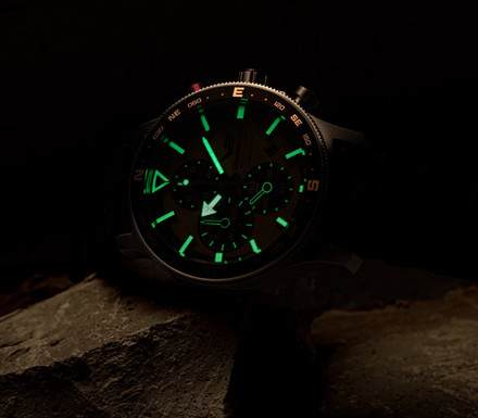 Vostok Europe Expedition SAHARA - Route of Tuaregs - 6S10-598A753S Zegarek Męski - Limitowana Edycja - Zestaw - Pasek luminescencyjny