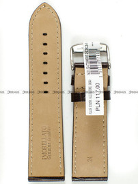 Skórzany pasek do zegarka Morellato A01X4733480032CR24, 24 mm, Brązowy