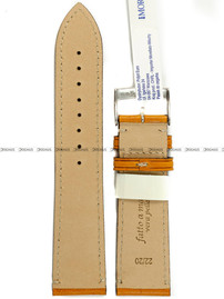 Pasek skórzany do zegarka - Morellato Manufatti A01X5439B71046CR22  - 22 mm