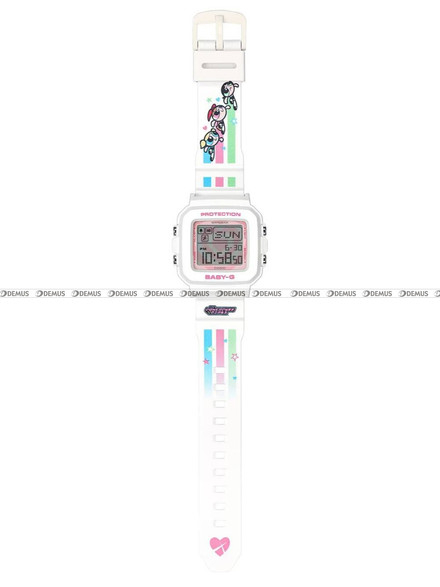 Zegarek dziecięcy BABY-G＋PLUS THE POWERPUFF GIRLS 25th anniversary ("Atomówki") BGD 10KPP 7ER - Breloczek w zestawie