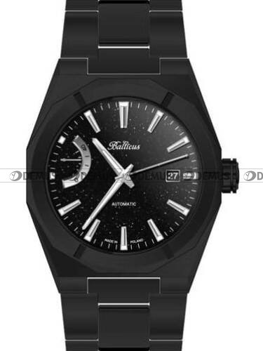 Zegarek Męski Balticus Gwiezdny Pył 40 mm z rezerwą chodu BALSDBPRBA - Dodatkowy pasek w zestawie