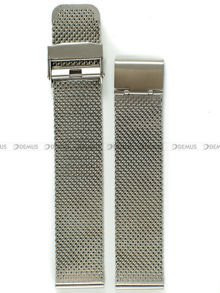 Siateczkowa (mesh) bransoleta do zegarka Demus Bra7, 20 mm, Srebrna