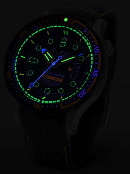 Vostok Europe Batiscafos Automatic NH35A-511E767S Zegarek Męski - Zestaw