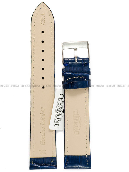 Pasek skórzany do zegarka - Chermond A259L.20.5 - 20 mm - XL