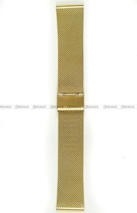 Pozłacana, siateczkowa (mesh) bransoleta do zegarka Chermond BRG3-24, 24 mm, Złota