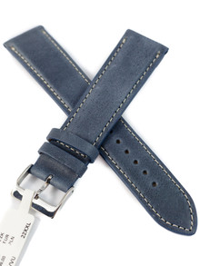 Pasek skórzany do zegarka - LAVVU LSBXL22 - 22 mm - XL