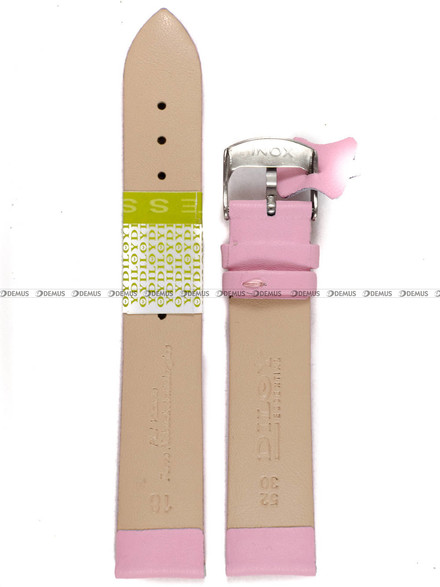 Pasek skórzany do zegarka - Diloy 301.18.13 - 18 mm