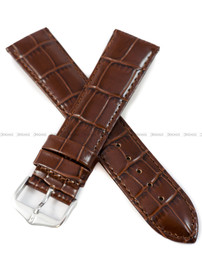 Skórzany pasek do zegarka Hirsch 03427010-2-22, 22 mm, Brązowy