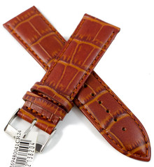 Skórzany pasek do zegarka Morellato A01X2269480041CR24, 24 mm, Brązowy