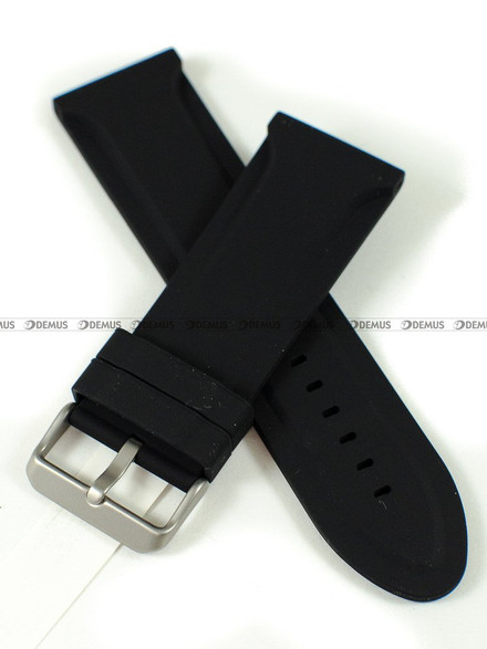 Silikonowy pasek do zegarka Horido 0013.01.28S, 28 mm, Czarny