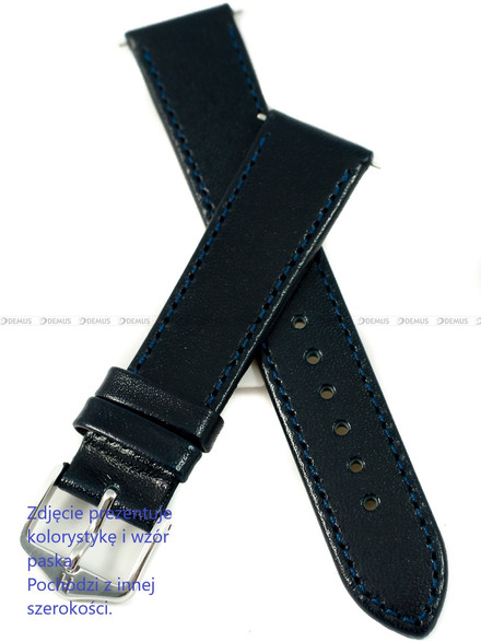 Pasek skórzany do zegarka - Hirsch Osiris 03475180-2-14 - 14 mm