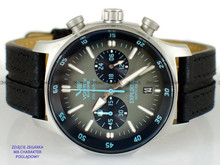 Pasek skórzany do zegarka Vostok Europe Expedition North Pole VK64-592A561 - 22 mm