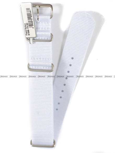 Pasek NATO nylonowy do zegarka - Fluco Field 919M-14-20 - 20 mm