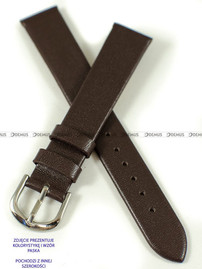 Skórzany pasek do zegarka Pacific W36L.14.2, 14 mm, Brązowy