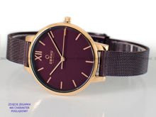 Siateczkowa (mesh) bransoleta do zegarka Obaku V209LXVNMN, 12 mm, Brązowa