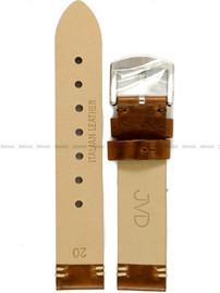 Pasek skórzany do zegarka - JVD R41802/20 - 20 mm