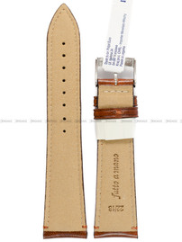 Wodoodporny Pasek do zegarka skórzany - Morellato A01X6122E40041CR22 - 22 mm