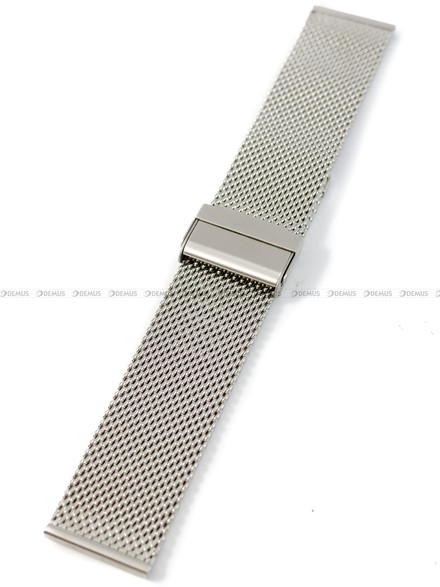 Bransoleta mesh do zegarka - Pacific MS-08-31-24MM - 24 mm - srebrna