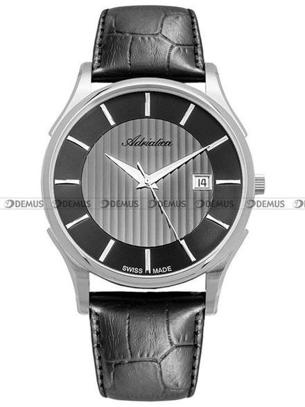 Zegarek Adriatica Mens strap A1246.5217Q Męski, Kwarcowy, Wskazówkowy