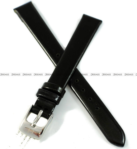 Skórzany pasek do zegarka Horido 0504.01.12S, 12 mm, Czarny