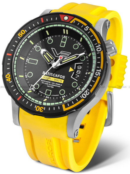 Vostok Europe Batiscafos Automatic NH35A-511E767S Zegarek Męski - Zestaw