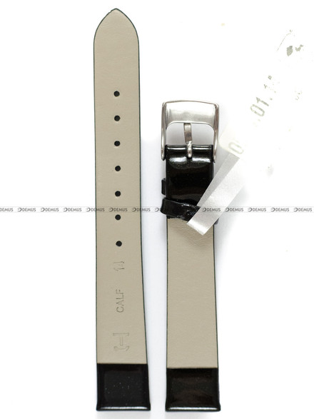 Skórzany pasek do zegarka Horido D0504.01.14S, 14 mm, Czarny