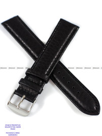 Skórzany pasek do zegarka Horido 0074L.01.22S, 22 mm, Czarny