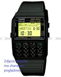 Pasek z tworzywa do zegarków Casio DBC-62, DBC-80 - 22 mm