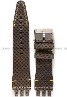 Skórzany pasek do zegarka Vostok Energia O286, 20 mm, Zielony, Niebieski