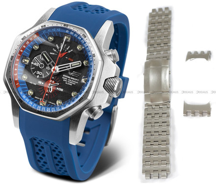 Zegarek Męski Vostok Europe Atomic Age Oppenheimer YM86-640A696B - Zestaw