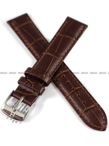 Skórzany pasek do zegarka Horido 0189.02.18S, 18 mm, Brązowy