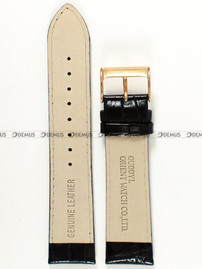 Skórzany pasek do zegarka Orient UDDYLRB, 22 mm, Czarny