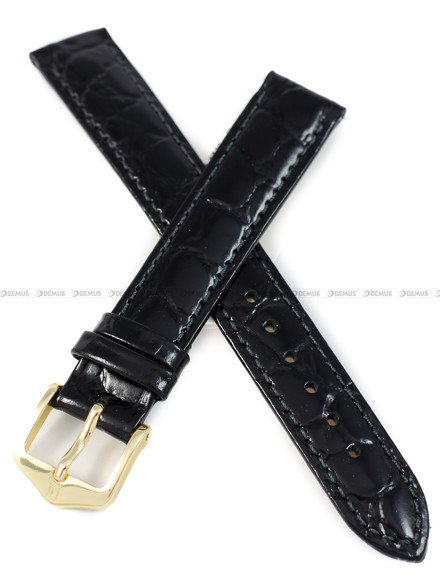 Pasek skórzany do zegarka - Hirsch Crocograin 12302850-1-15 - 15 mm