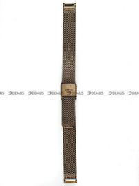 Pozłacana, siateczkowa (mesh) bransoleta do zegarka Chermond BR-RG3-12, 12 mm, różowe złoto