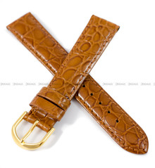 Pasek skórzany do zegarka - Demus PSD4.18.3-G - 18 mm