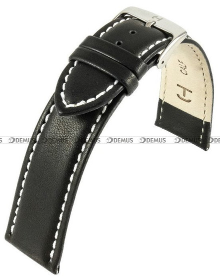 Skórzany pasek do zegarka Horido 0147L.01.18S, 18 mm, Czarny