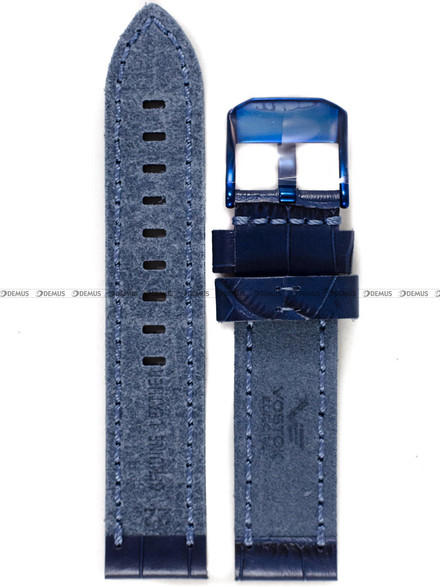 Pasek skórzany do zegarka Vostok Europe Almaz YM8J-320D657 - 22 mm